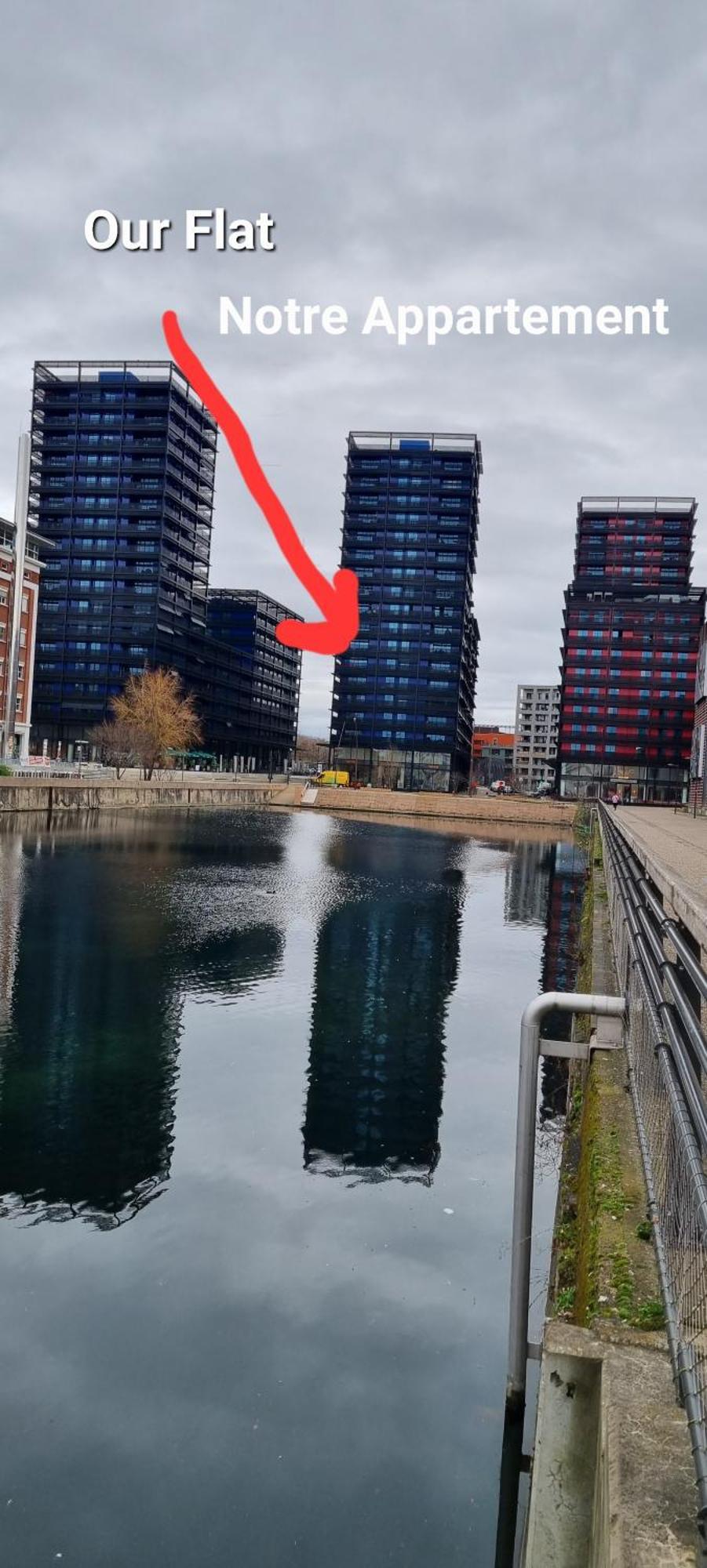 Bel Appartement Contemporain Avec Terrasse Climatisation Et Parking Payant En Option Štrasburk Exteriér fotografie